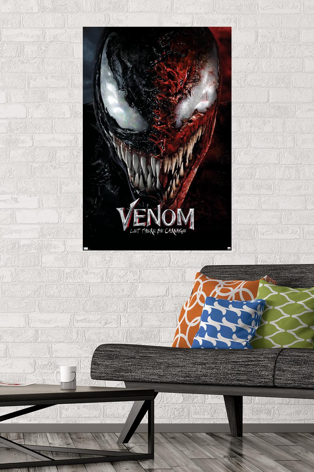 Grupo Erik - Poster Marvel Venom Creepy - Deco Maison, Decoration Murale, Affiche Décorative