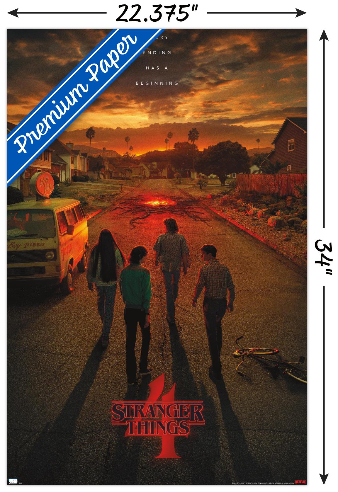 Netflix Stranger Things: Season 4 - California Teaser One Sheet - Poster - Bild 3 von 4