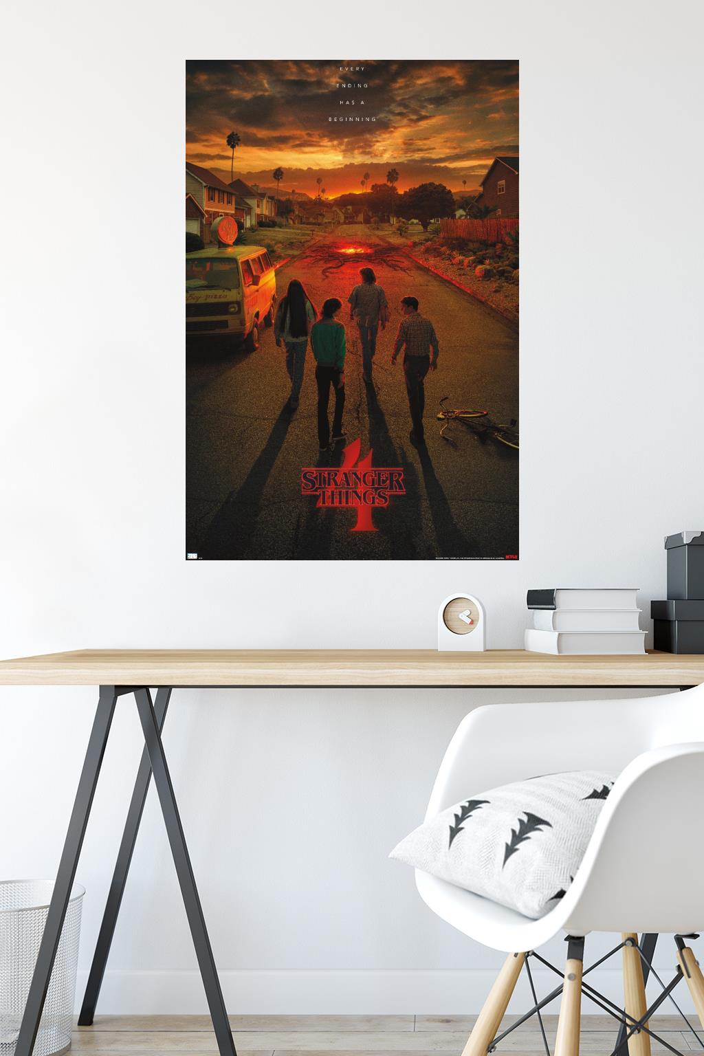 Netflix Stranger Things: Season 4 - California Teaser One Sheet - Poster - Bild 4 von 4