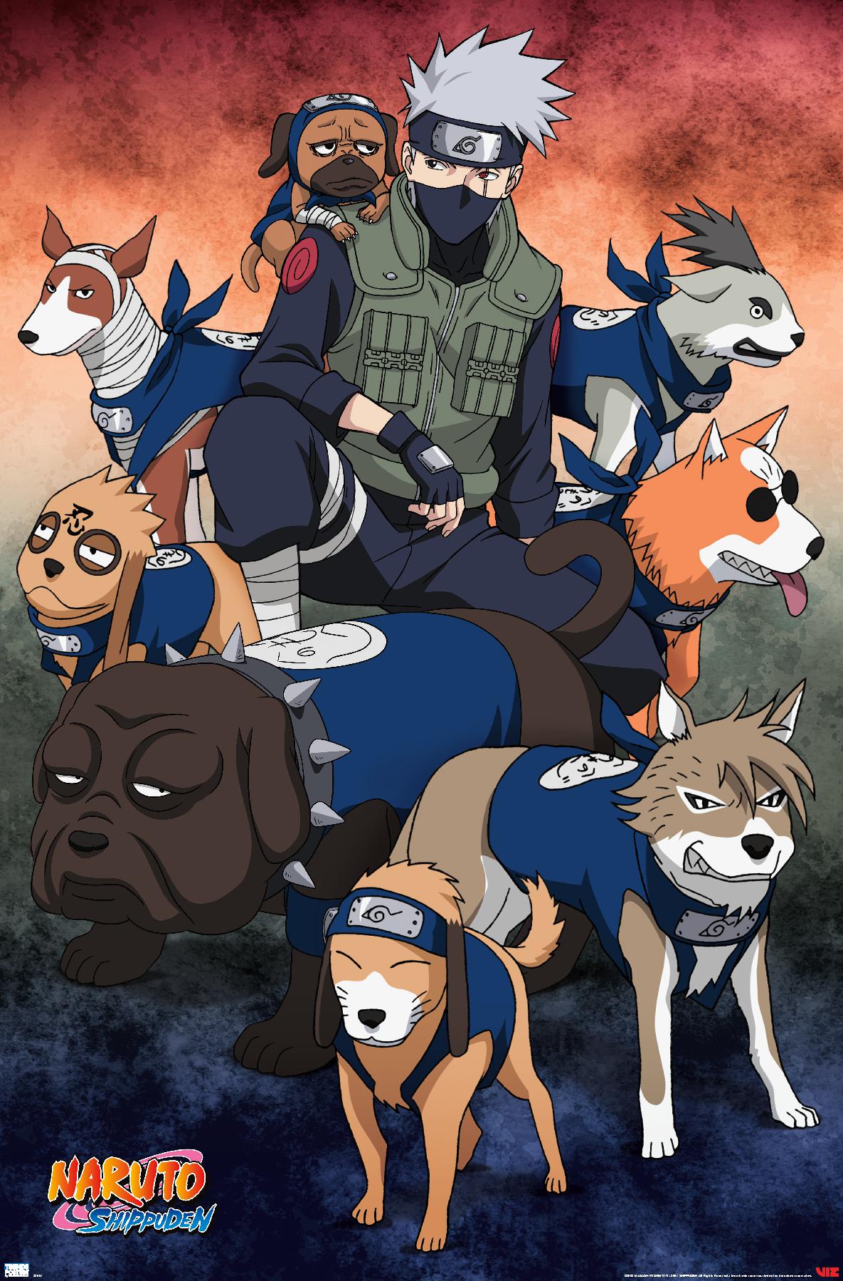 Naruto Shippuden - Kakashi Ninja Hounds - Poster | eBay