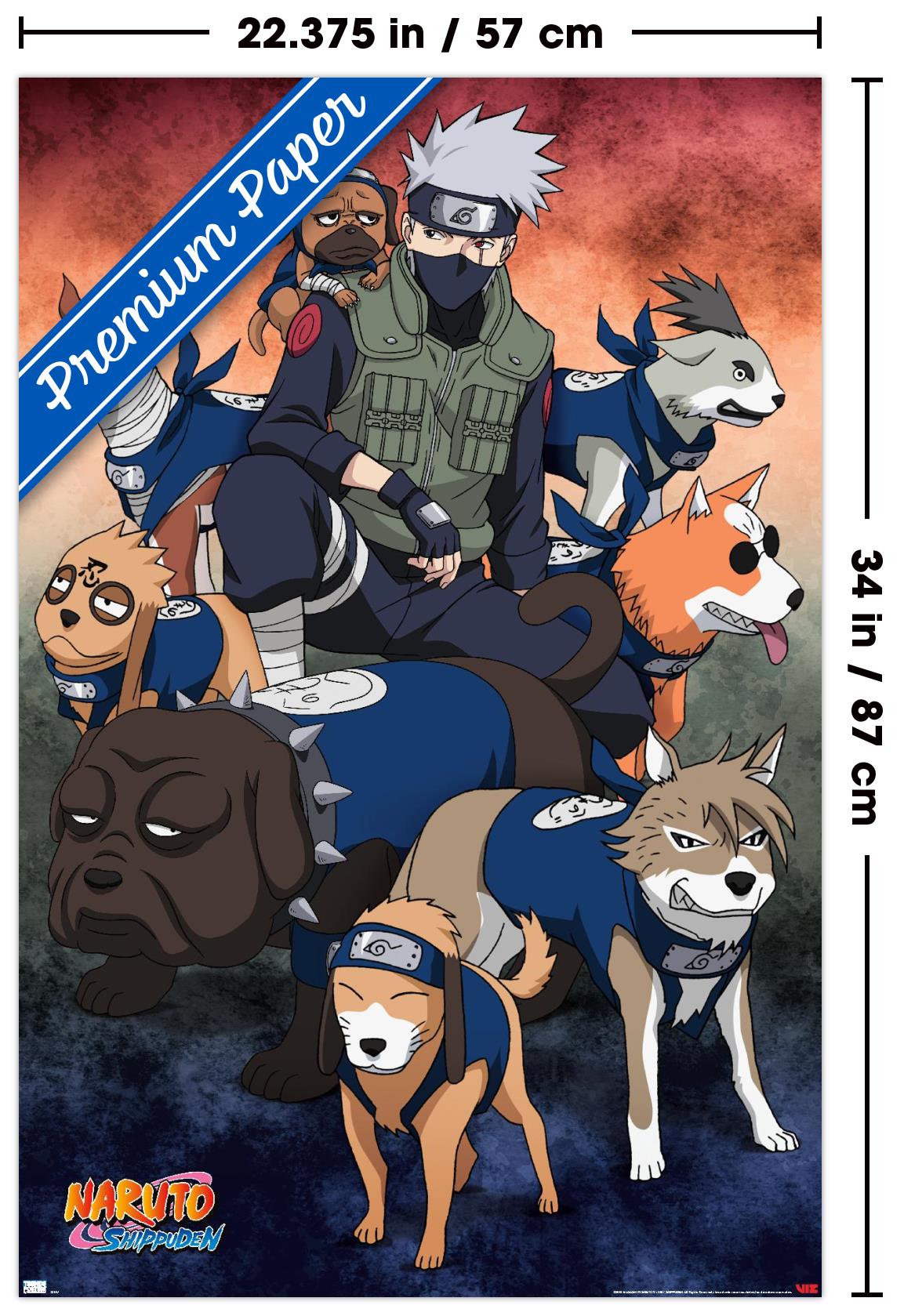 Naruto Shippuden - Kakashi Ninja Hounds - Poster | eBay