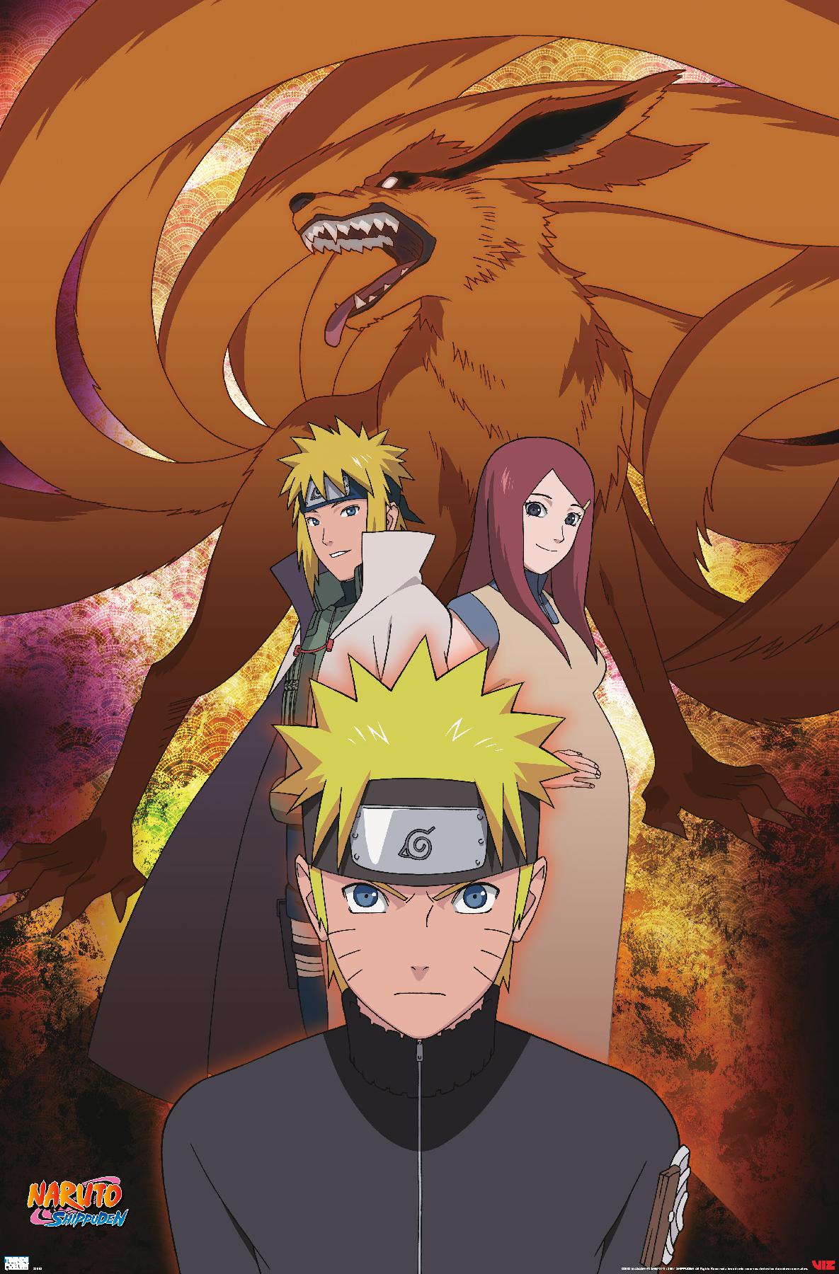 Naruto Shippuden Nine-Tails Group Poster