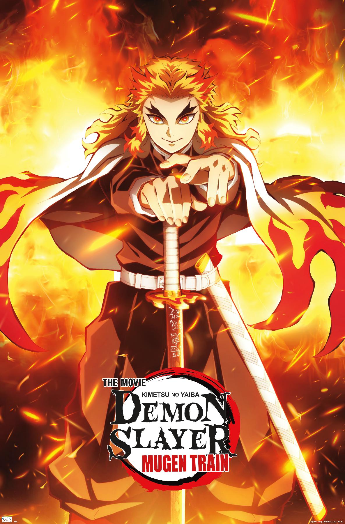 Demon Slayer: Mugen Train Kyojuro Rengoku One Sheet Poster