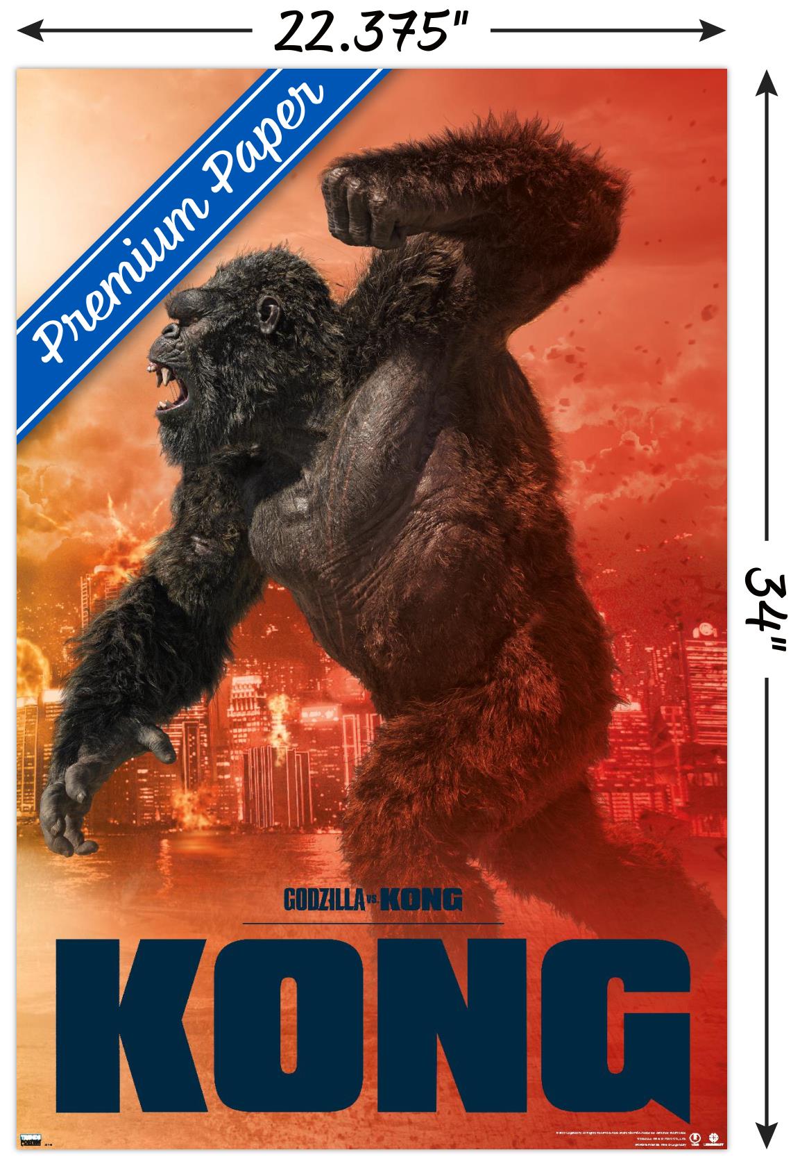 Godzilla vs. Kong - Kong - Poster - Bild 3 von 4