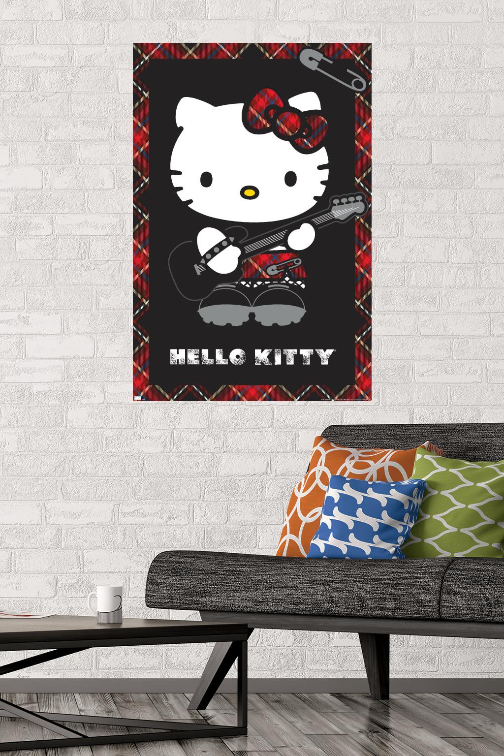 Hello Kitty: 22 Punk Red - Poster | eBay