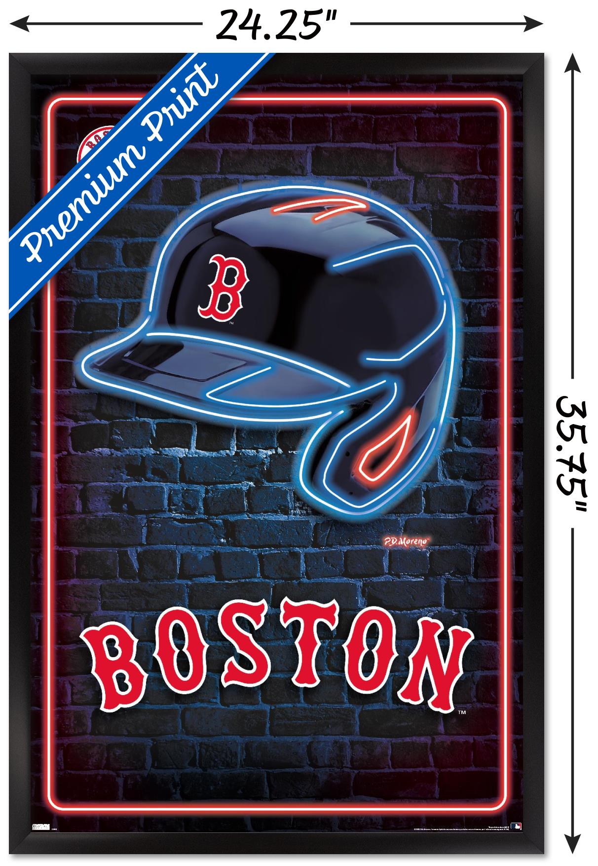 MLB Boston Red Sox - Neon Helmet 23 - Picture 6 of 13