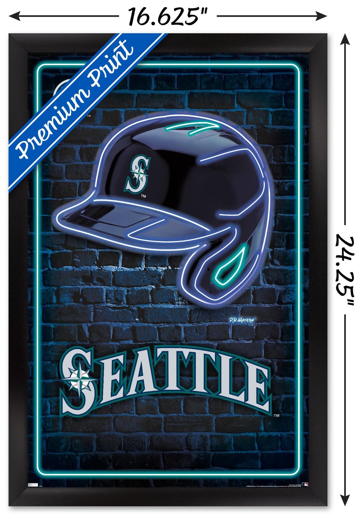 MLB Seattle Mariners - Neon Helmet 23 - Picture 5 of 13