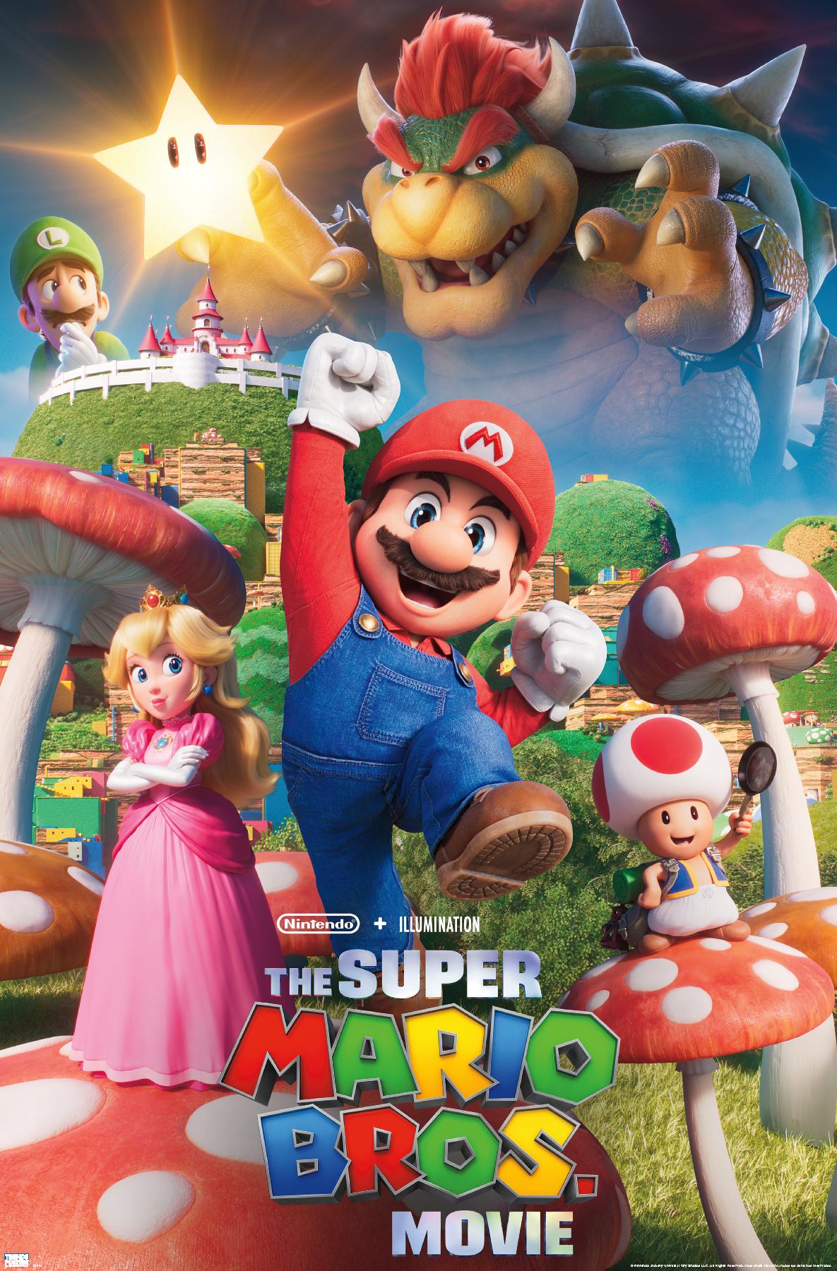 The Super Mario Bros. Movie - Mushroom Kingdom Key Art - Poster - Picture 1 of 4