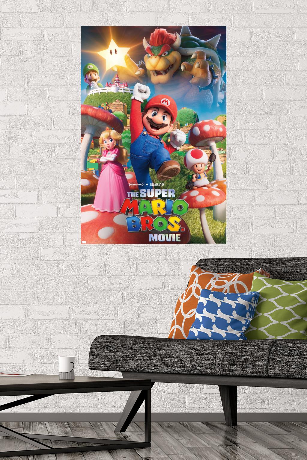 The Super Mario Bros. Movie - Mushroom Kingdom Key Art - Poster - Picture 2 of 4