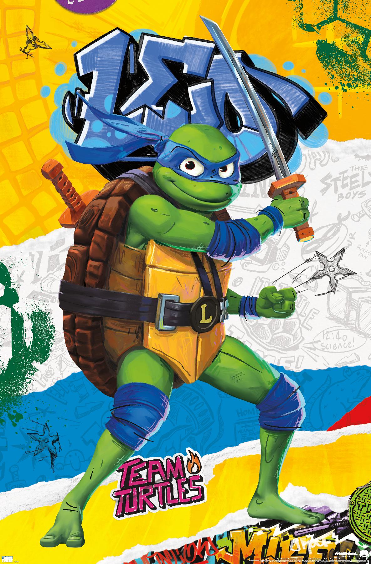 Teenage Mutant Ninja Turtles: Mutant Mayhem - Leonardo - Poster | eBay