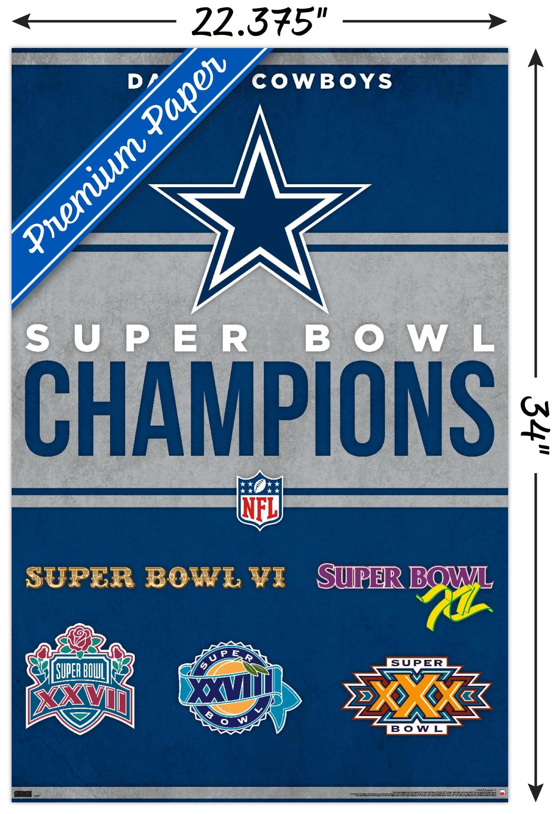 NFL Dallas Cowboys - Champions 23 - Poster - Bild 3 von 4