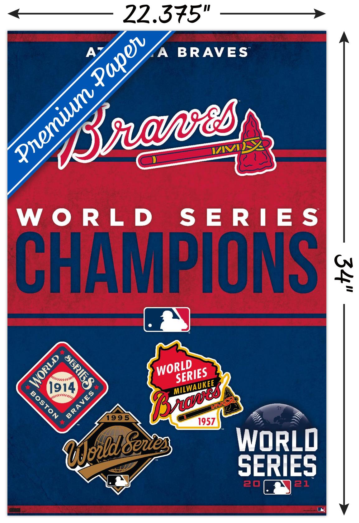MLB Atlanta Braves - Champions 23 - Poster - Picture 3 of 4