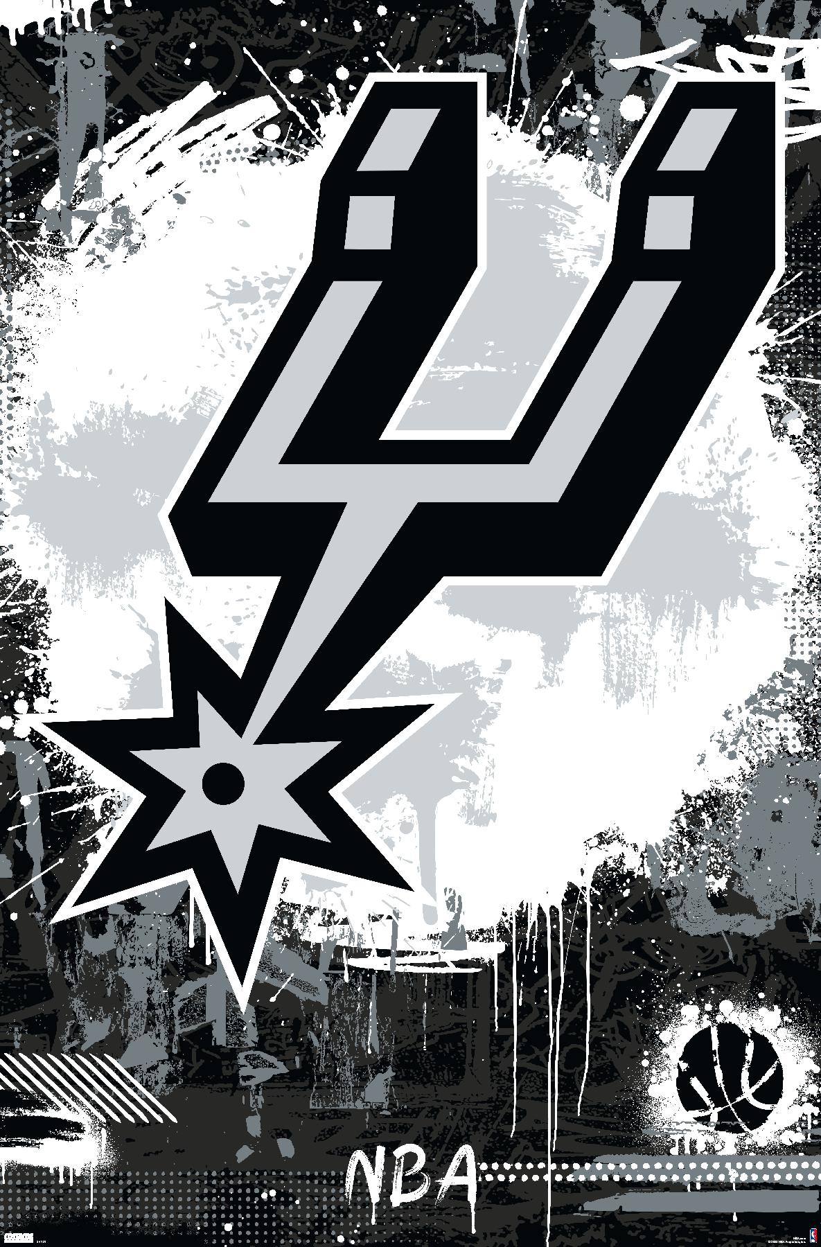 NBA San Antonio Spurs - Maximalist Logo 23 - Poster - Picture 1 of 4