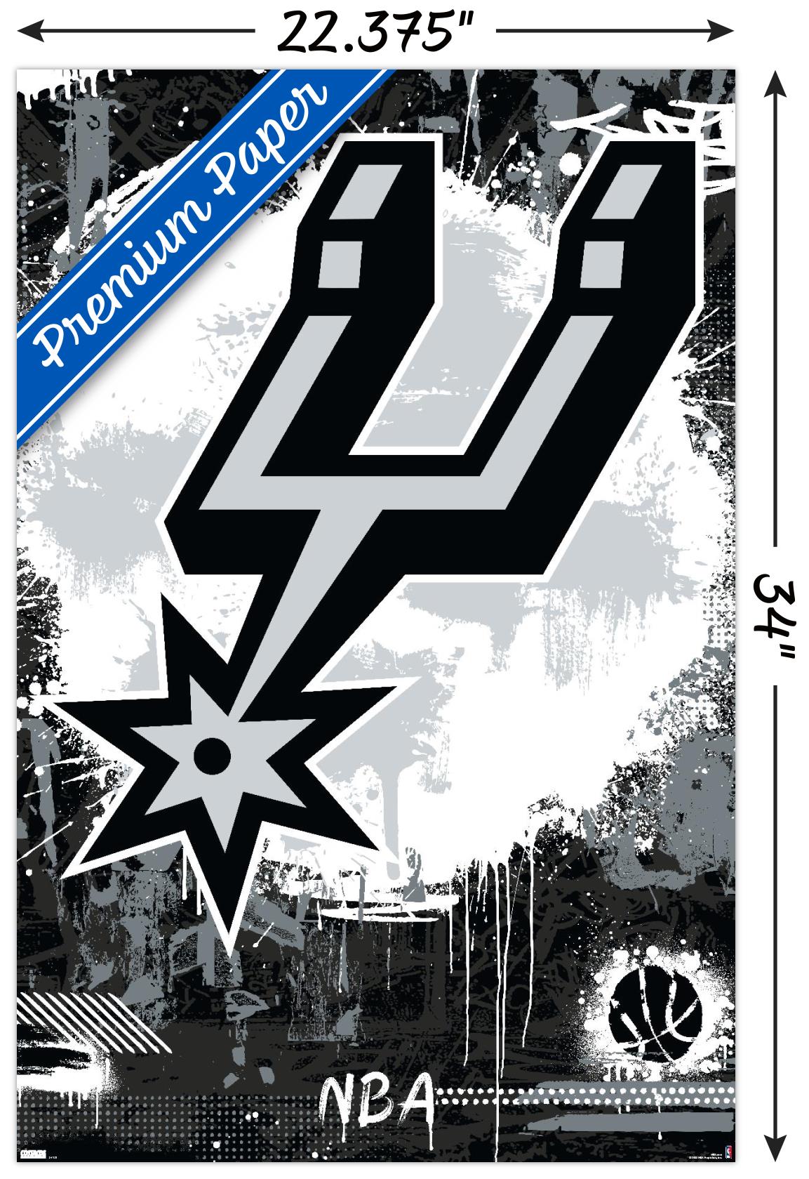 NBA San Antonio Spurs - Maximalist Logo 23 - Poster - Picture 3 of 4