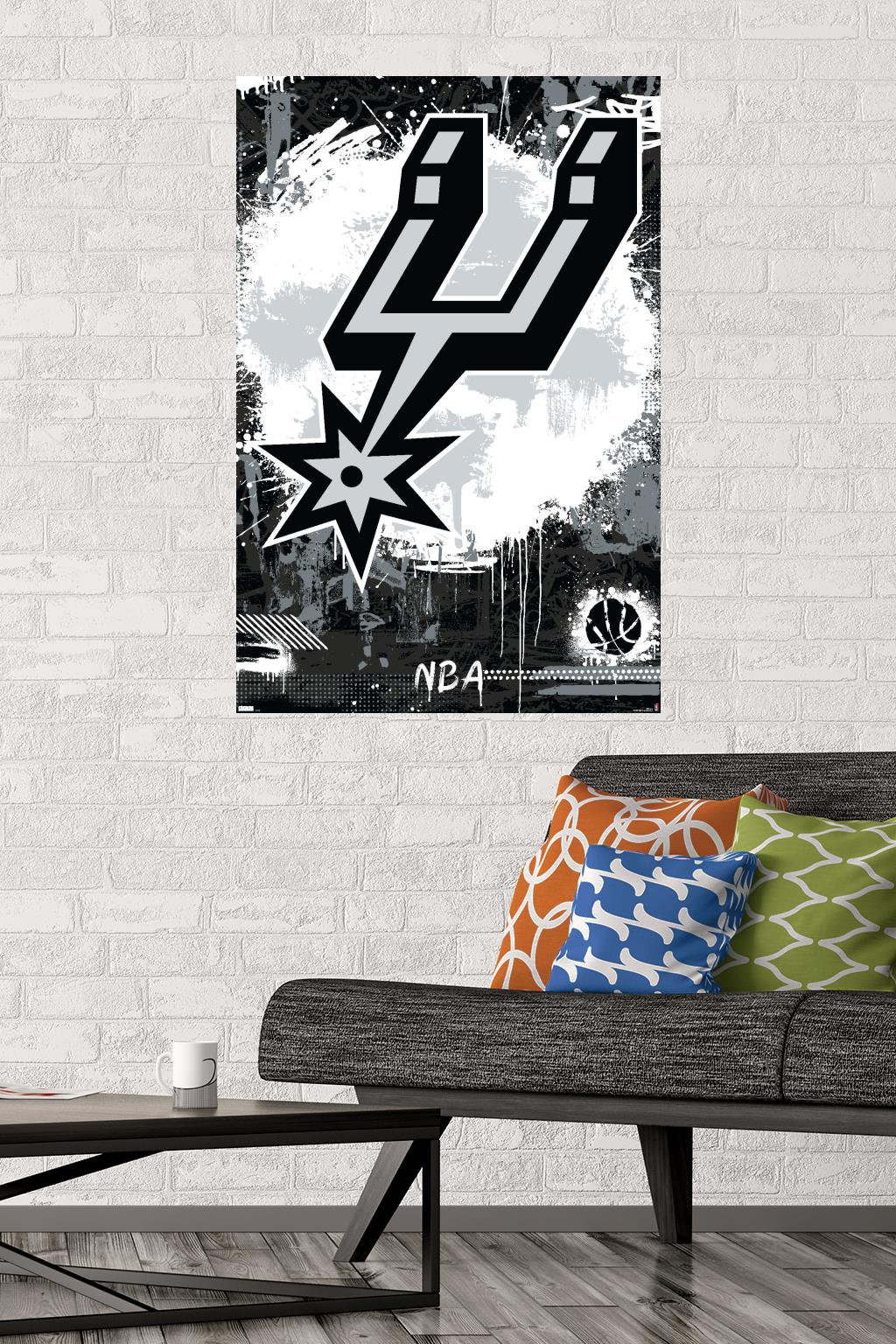 NBA San Antonio Spurs - Maximalist Logo 23 - Poster - Picture 2 of 4