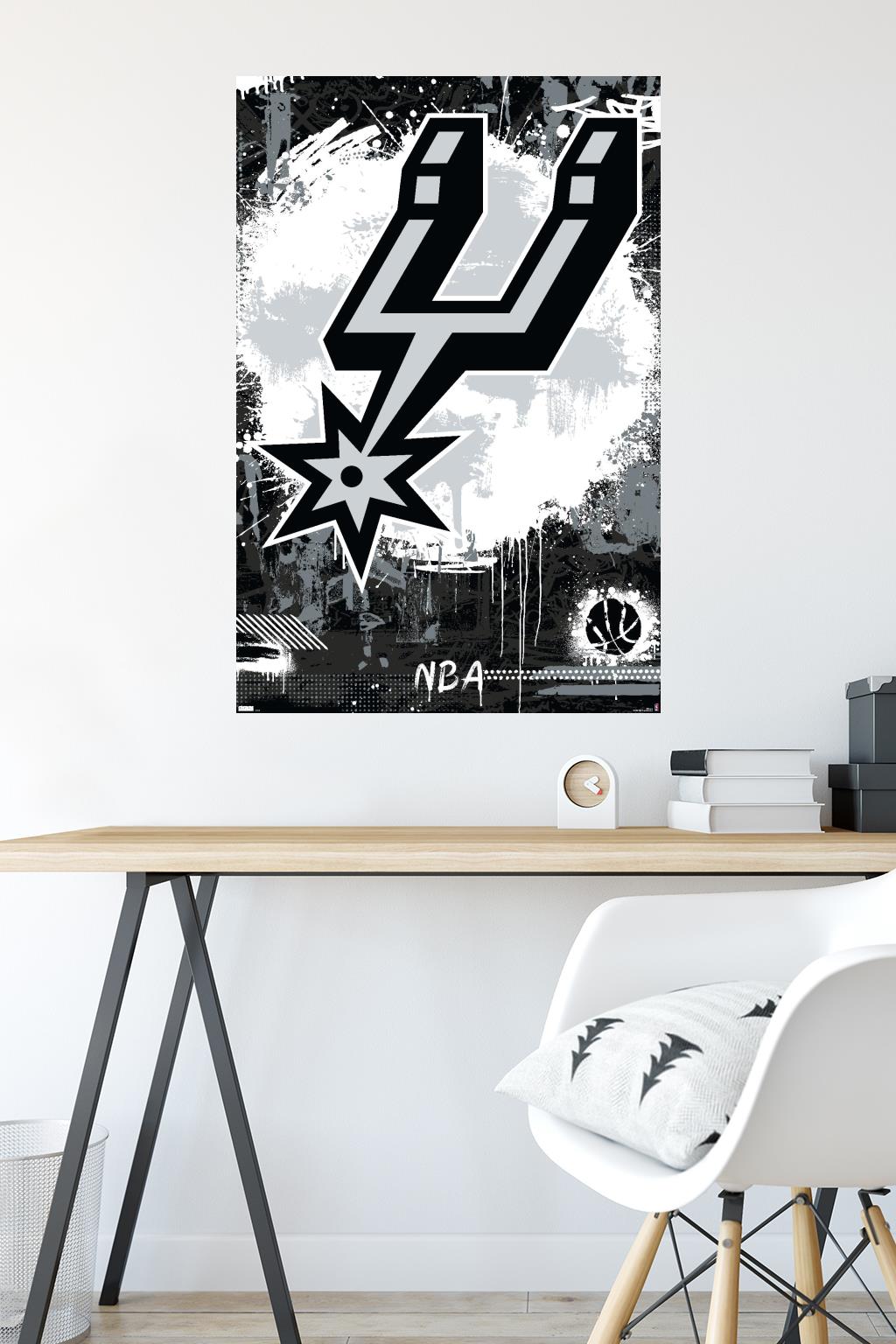 NBA San Antonio Spurs - Maximalist Logo 23 - Poster - Picture 4 of 4