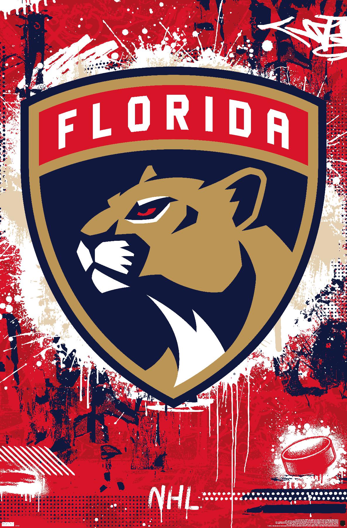 NHL Florida Panthers - Logo Maximalista 23 - Póster - Imagen 1 de 4