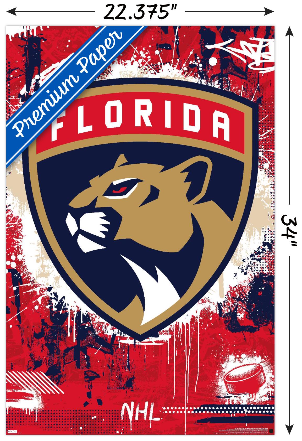 NHL Florida Panthers - Logo Maximalista 23 - Póster - Imagen 3 de 4