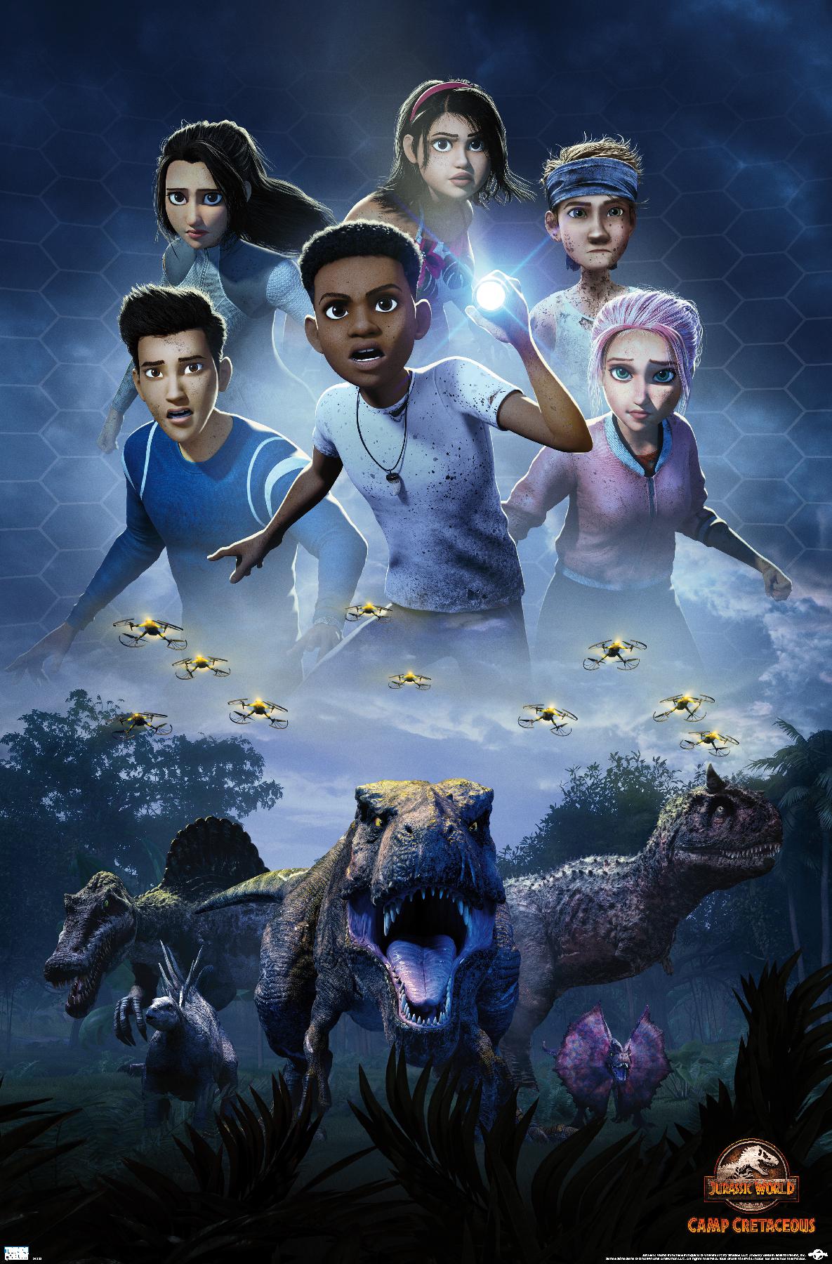Jurassic World: Camp Cretaceous - Ein Blatt - Poster - Bild 1 von 4