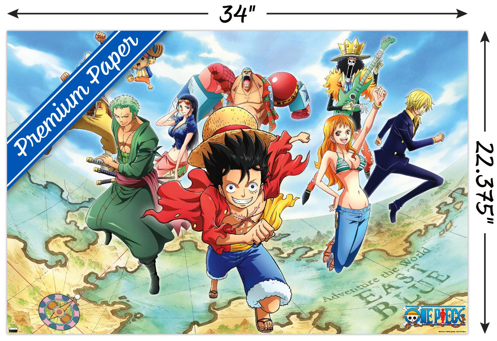 One Piece: Fishman Island - Crew East Blue - Poster | eBay