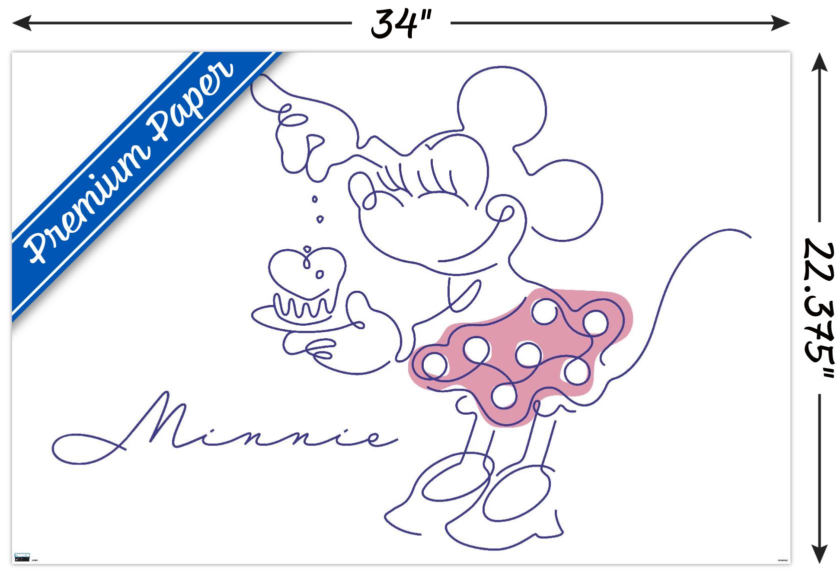 Disney Simple Moments Line Art - Minnie Mouse - Poster - Bild 3 von 4