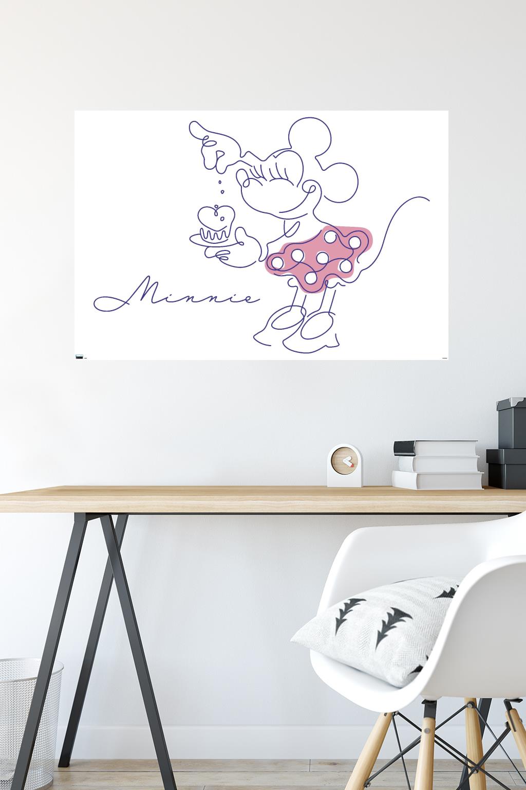 Disney Simple Moments Line Art - Minnie Mouse - Poster - Bild 4 von 4