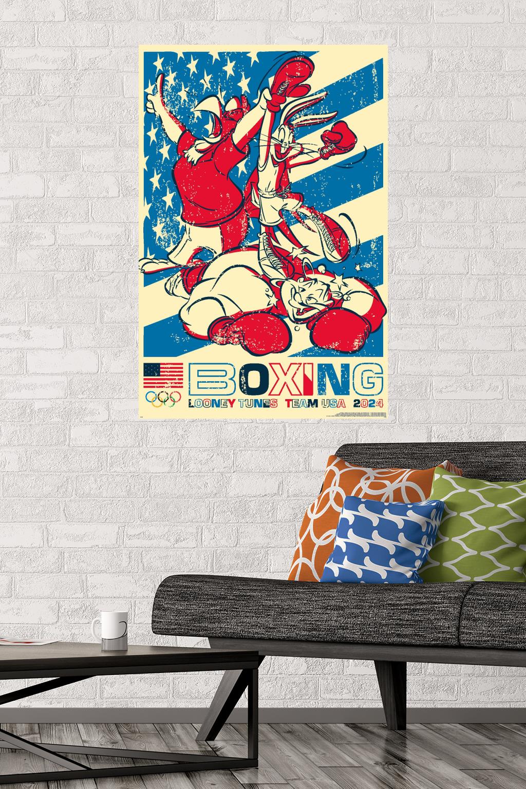 Looney Tunes x Team USA Boxing Poster