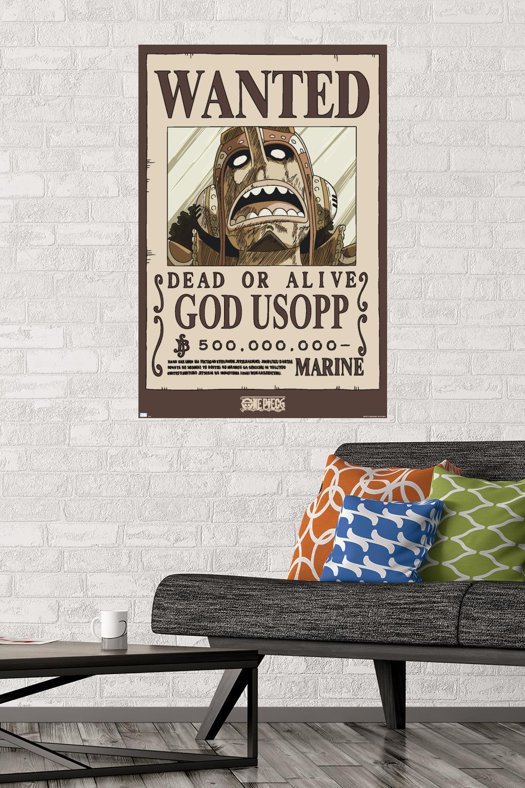 One Piece - God Usopp Wanted Poster - Poster - Bild 2 von 4