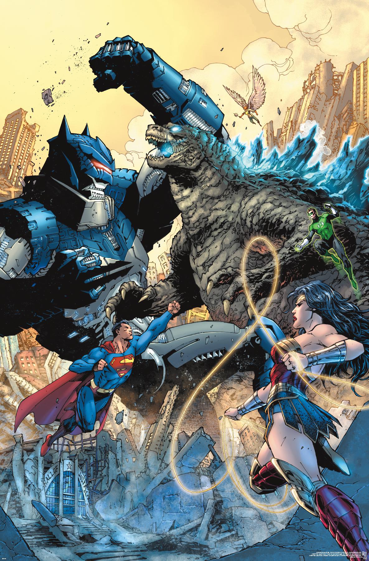 Justice League vs. Godzilla vs. Kong - Batmech - Poster - Bild 1 von 4