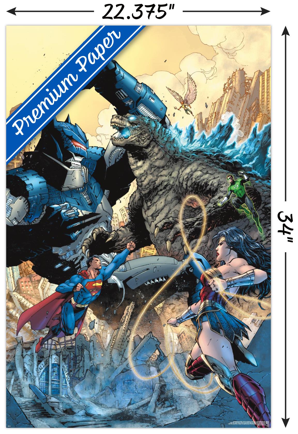 Justice League vs. Godzilla vs. Kong - Batmech - Poster - Bild 3 von 4