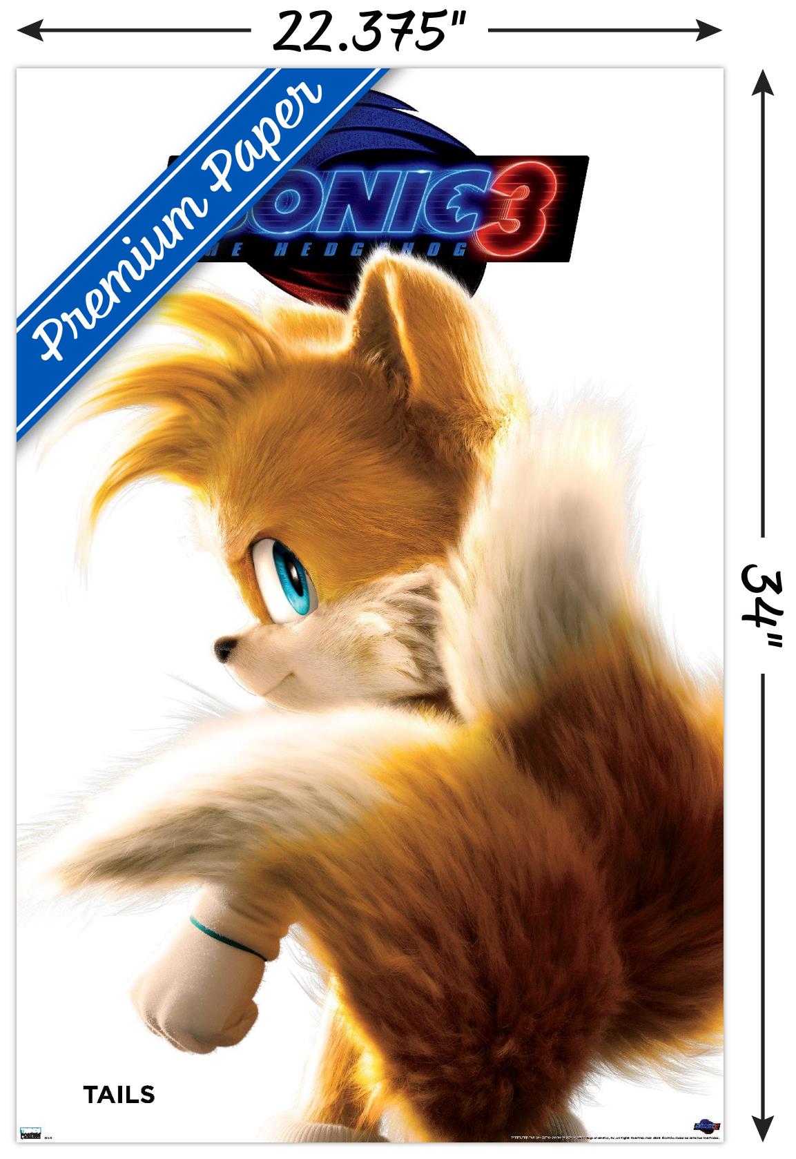 Sonic The Hedgehog 3 - Tails Feature Series - Poster - Bild 3 von 4