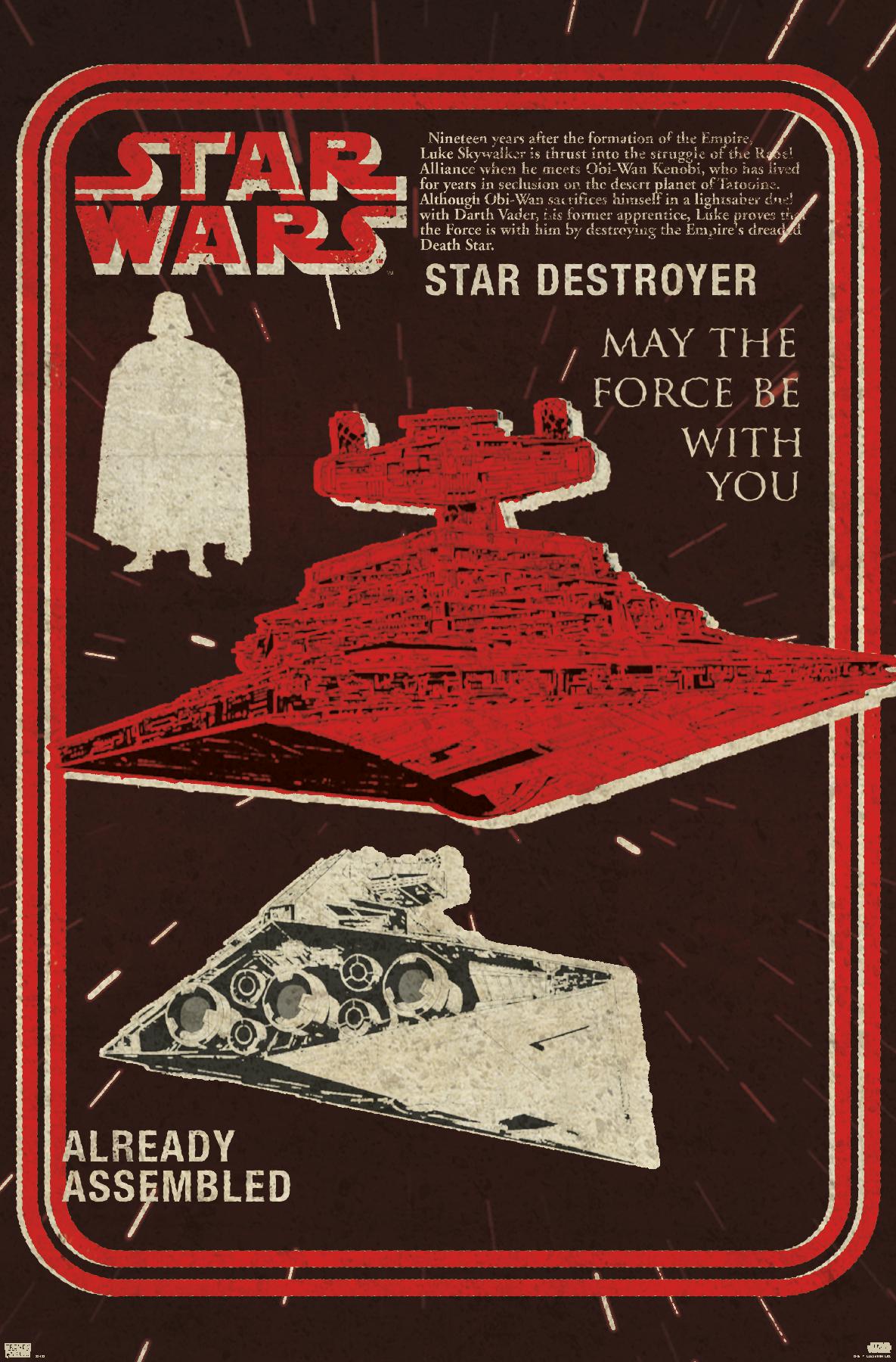 Star Wars: New Vintage - Star Destroyer - Poster | eBay