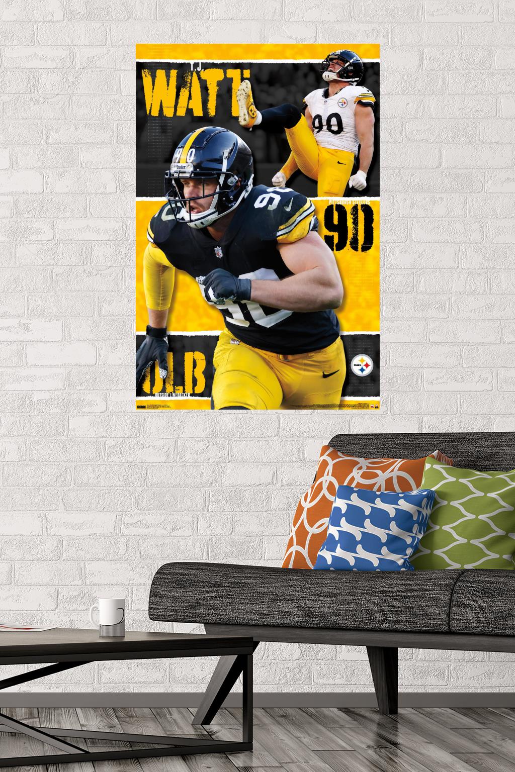 NFL Pittsburgh Steelers - T.J. Watt 24 - Poster | eBay
