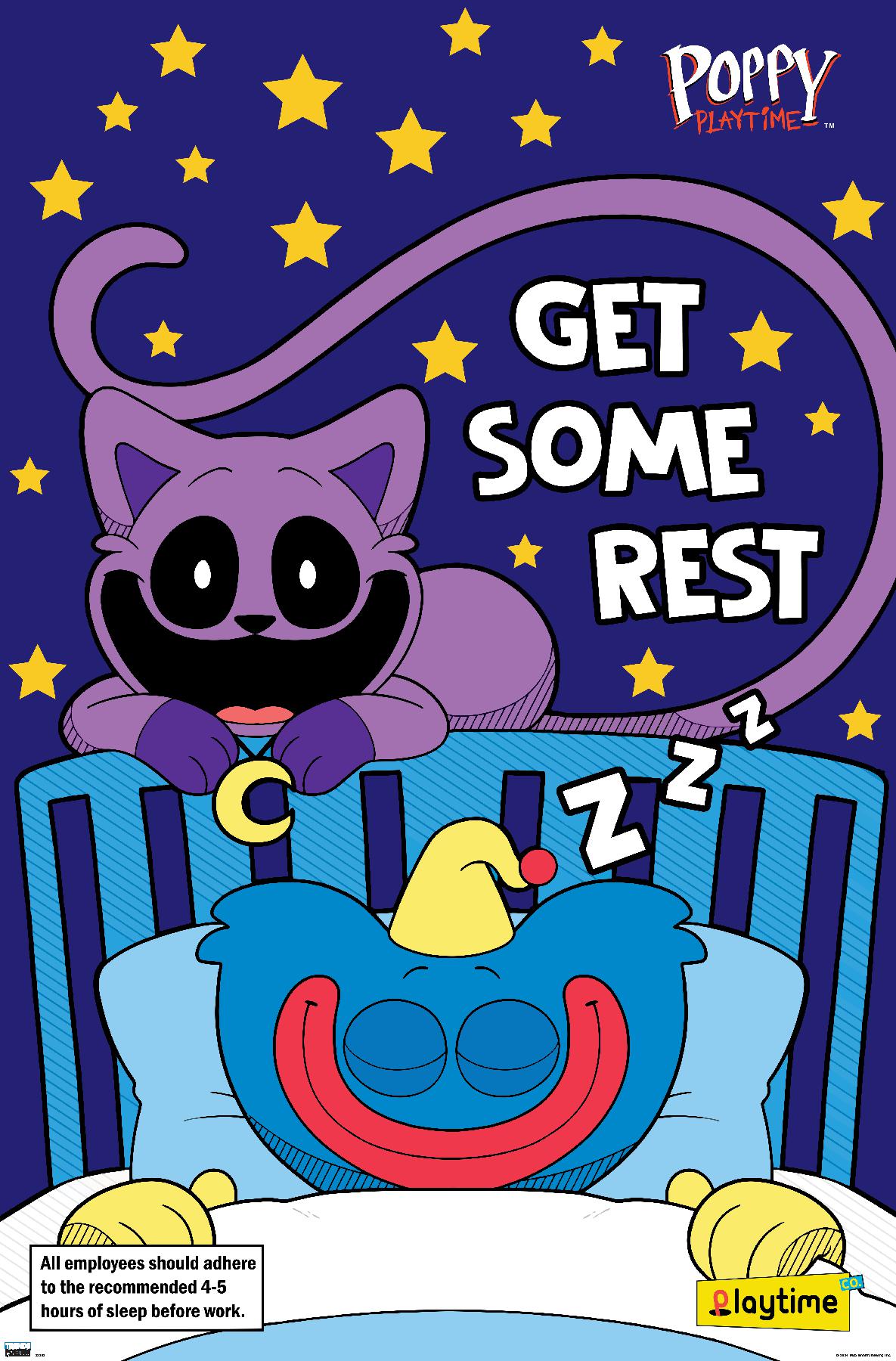 Poppy Playtime - Huggy Wuggy Get Some Rest - Poster - Bild 1 von 4