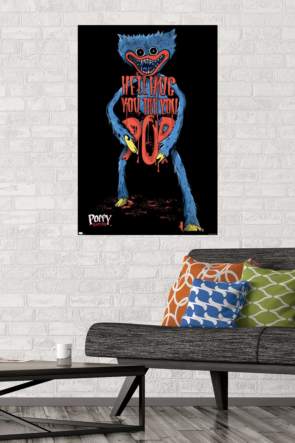 Poppy Playtime - Huggy Wuggy Hug - Poster | eBay