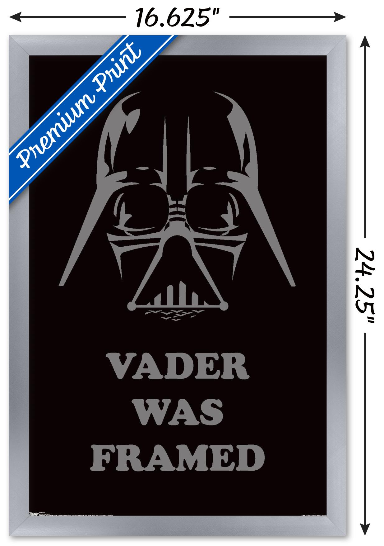 Star Wars: Saga - Vader Was Framed 14x22 Poster | eBay