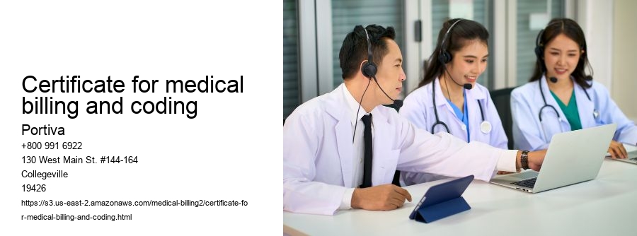 certificate for medical billing and coding