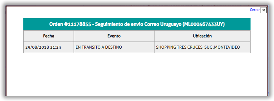 Seguimiento Encomienda Uruguay Seguimiento Encomienda Uruguay