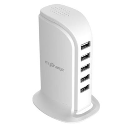Picture of MyCharge PowerHub 5 Five-Port USB Hub with 5A Max