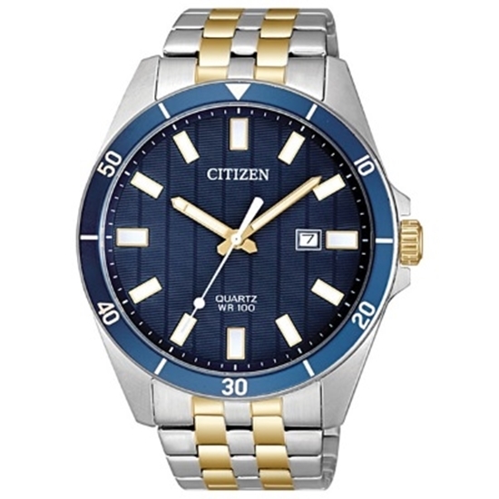 bulova tfx men's blue dial sport bracelet watch