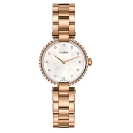 rado jubile rose gold watch