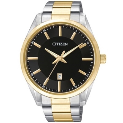 Picture of Citizen Men's Quartz Two-Tone Watch - Black Dial