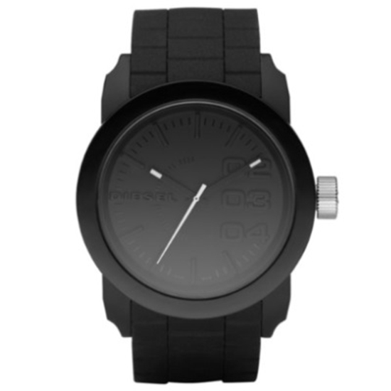 Picture of Diesel Double Down 44 Men's Watch with Black Silicone Strap