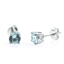 Picture of Lali 14K White Gold Aquamarine Earring