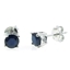 Picture of Lali 14K White Gold Sapphire Earring