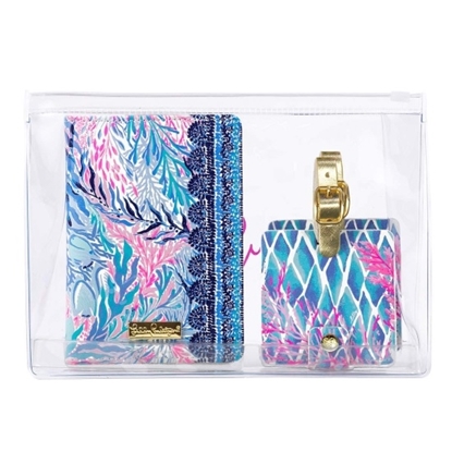 Kaleidoscope Coral Lilly Pulitzer Insulated Beach Cooler with Adjustable Strap