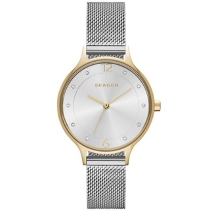 Picture of Skagen Anita Mesh Watch with Silver Dial