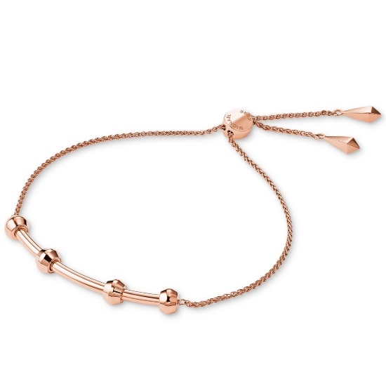 michael kors rose gold charm bracelet
