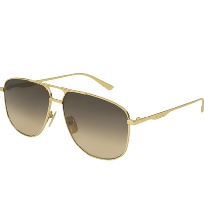 Picture of Gucci Gold Aviator with Brown Lens