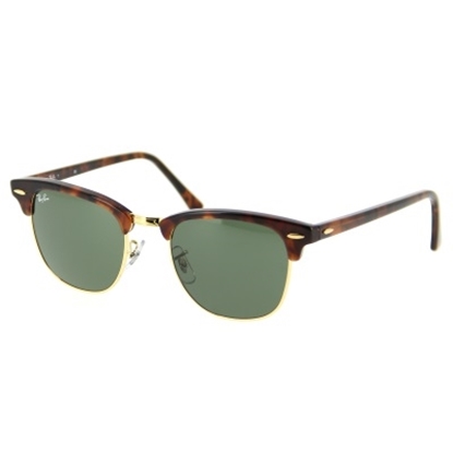 Picture of Ray-Ban Classic Clubmaster Sunglasses- Tortoise/G-15XLT Lenses